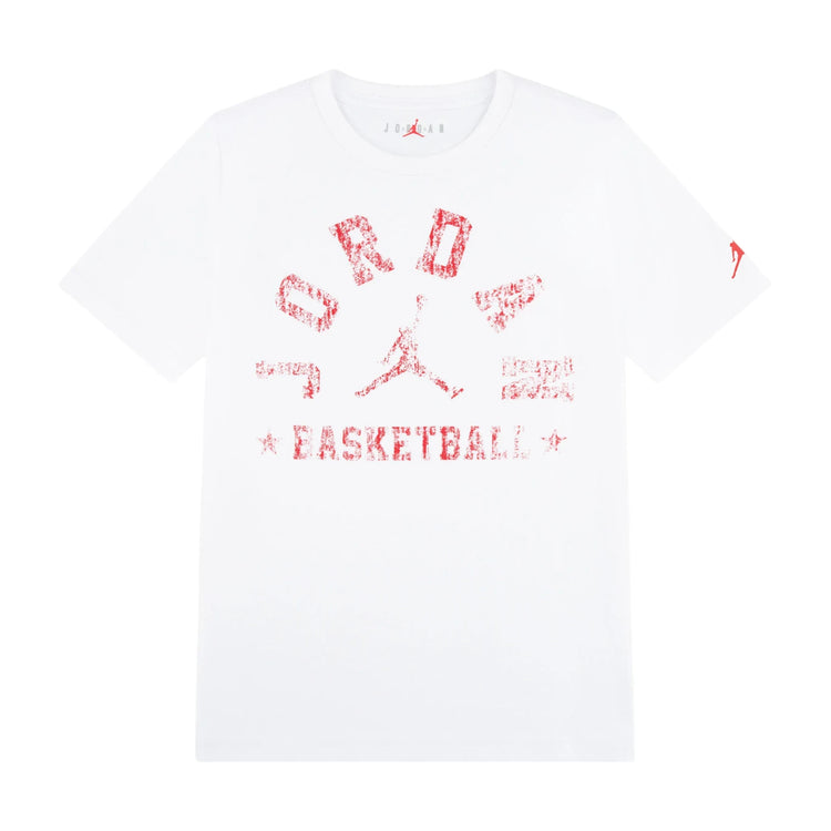 T-Shirt Jordan JDB Sport Arch Kids 95G109 – vista frontale grafica arch Jumpman