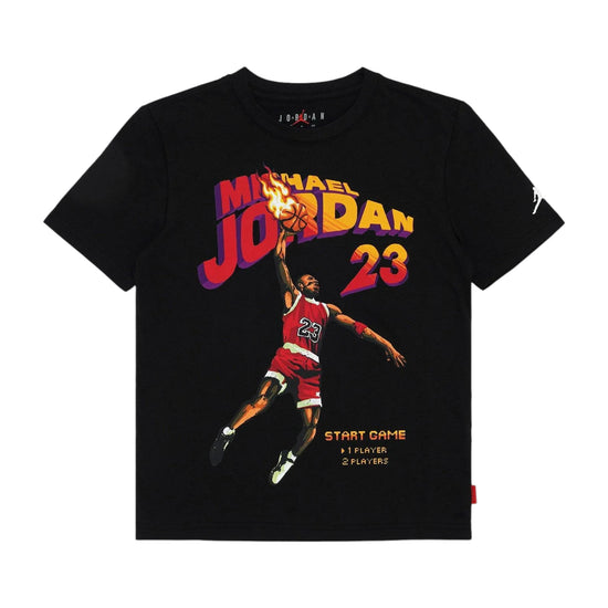 T-Shirt Jordan Kids "Video Game" – Nera