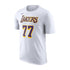 Tee NBA name & number nike Luka Doncic Los Angeles Lakers bianca 77 uomo adulto