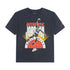 Maglietta Jordan Authentic T-Shirt per bambini, in nero rosso e bianco, con logo Jordan visibile.