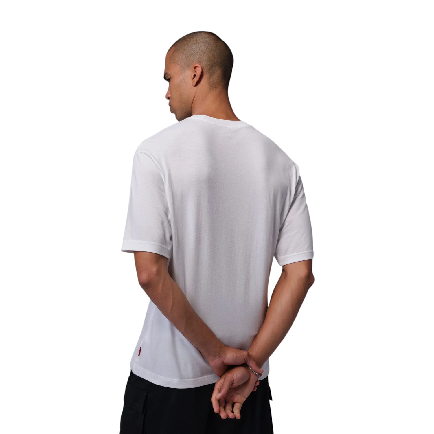 Jordan Brooklyn Essential Sport tee bianca uomo – dettaglio grafica Brooklyn cotone