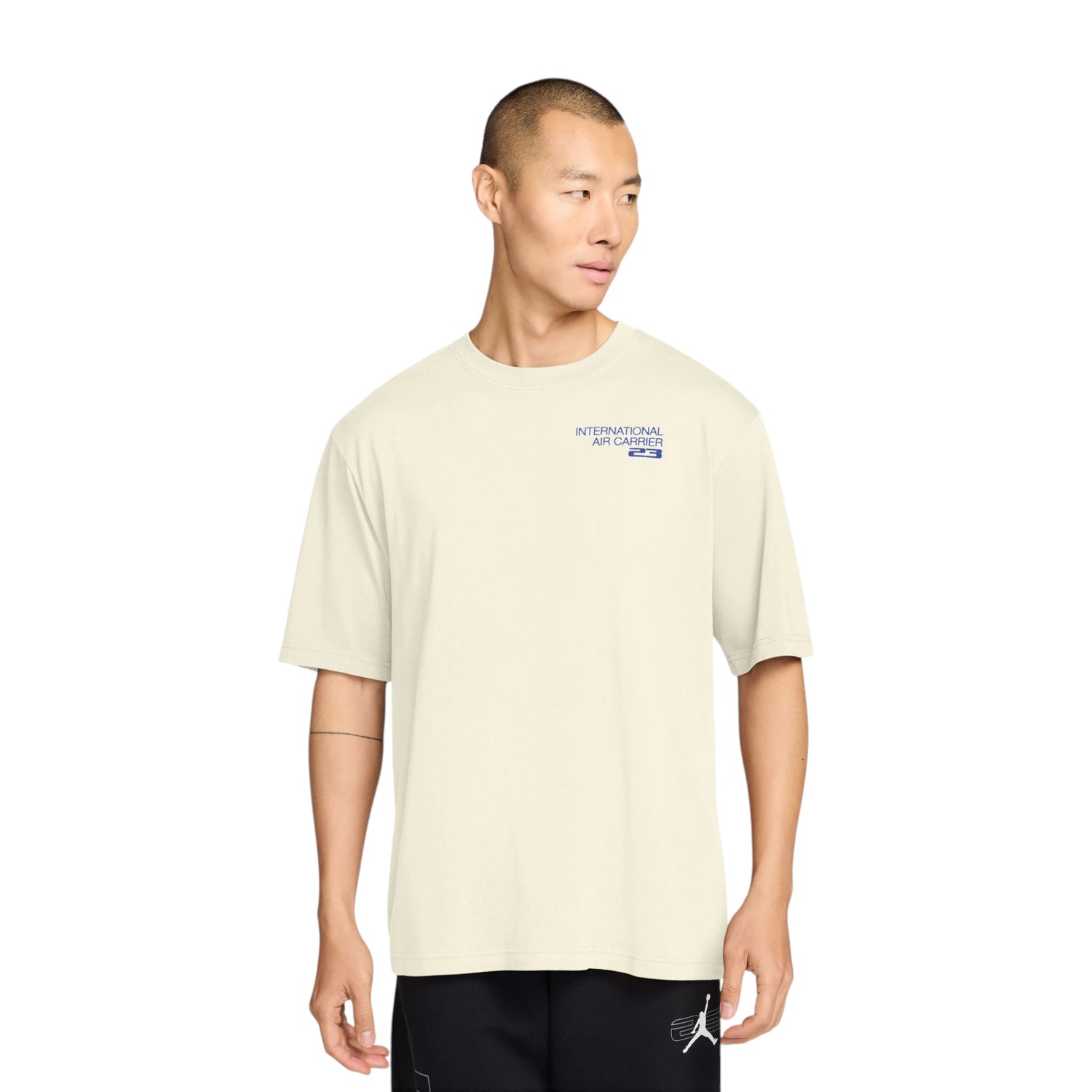 T-Shirt Jordan Brooklyn S Air 85 Sail IO0027-133 – vista frontale grafica Flight 23