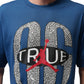 Jordan Brooklyn True Blue – dettaglio stampa elephant print texture