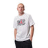 T-Shirt Jordan Sport Dri-FIT GFX bianca IV2439-100 – vista frontale grafica laser Jumpman