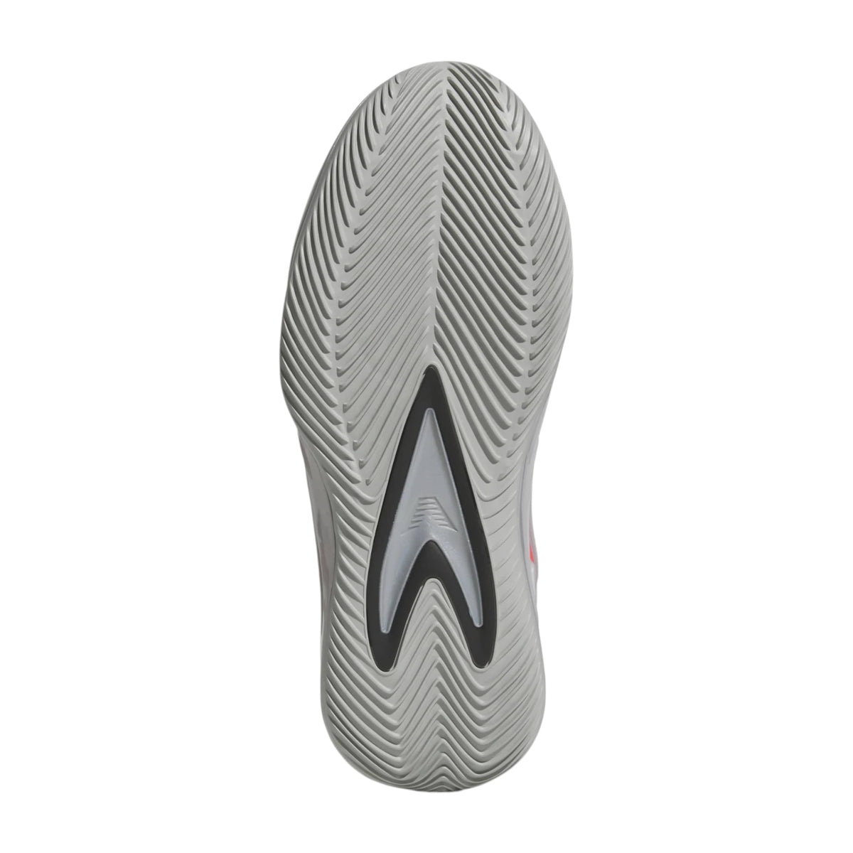 adidas Anthony Edwards 3 rosa – vista posteriore del tallone con logo adidas e suola ad alta aderenza