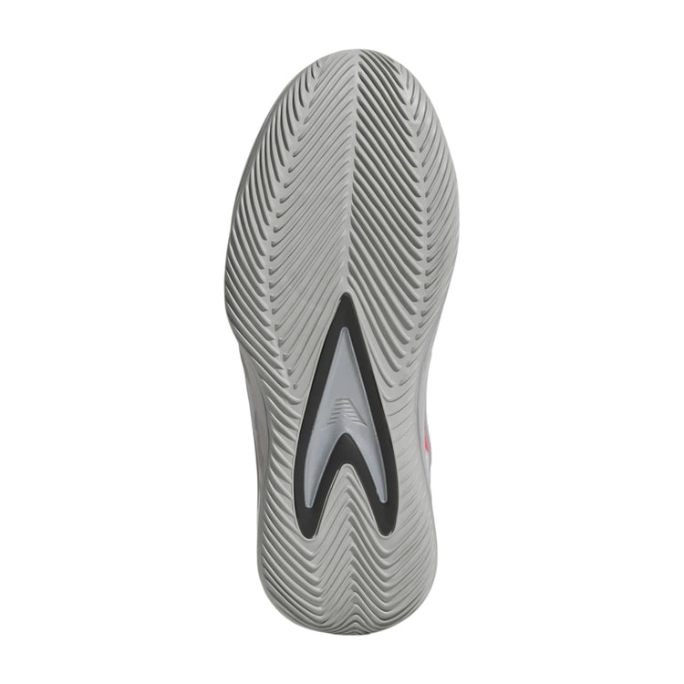 adidas Anthony Edwards 3 rosa – vista posteriore del tallone con logo adidas e suola ad alta aderenza
