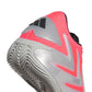 adidas Anthony Edwards 3 rosa – vista posteriore del tallone con logo adidas e suola ad alta aderenza