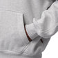 Felpa Jordan Brooklyn Fleece grigia – dettaglio ricamato 