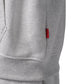 Felpa Jordan Brooklyn Fleece grigia – dettaglio bandierina ricamata