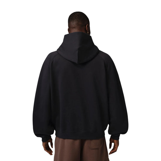 Felpa con cappuccio Jordan Brooklyn nera IM8911-010 – vista posteriore indossata