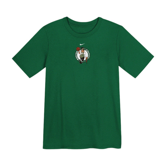 Nike NBA Kids Celtics verde – vista retro logo NBA retro collo pulito