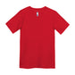 Nike NBA Kids Bulls wordmark rossa bianca – vista retro logo NBA retro collo pulito 🏀