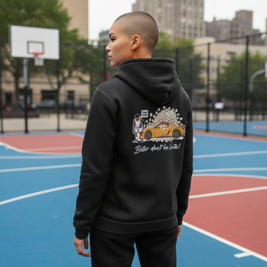 HOODIE "HEY ROOK" BLACK