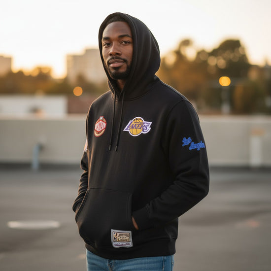 NBA BLACK OUT HOODIE LAKERS