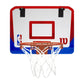 Wilson NBA DRV Mini Hoop Clear – Canestro da Porta con Pallone