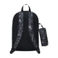 Jordan Air Raid Backpack nero – vista laterale spallacci imbottiti astuccio rimovibil