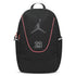 Zaino Jordan FlightCore nero, zaino da ragazzi con scomparto principale e dettagli in stile sportivo.