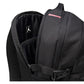 Zaino Jordan Jam Blacktop in nero con dettagli ripstop, tracolla regolabile e scomparti spaziosi, ideale per uso quotidiano.