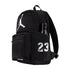 Zaino Jordan Jam MVP nero in nylon con scomparto per laptop, stile sportivo e pratico, ideale per uso quotidiano e sportive.