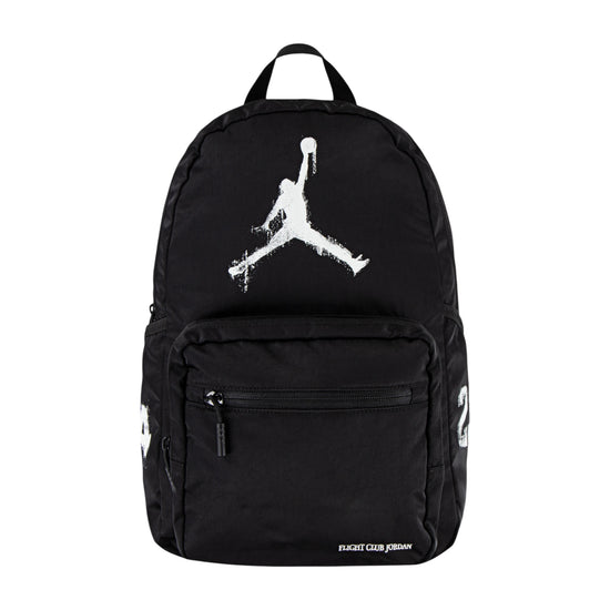 Zaino Jordan Jam MVP nero in nylon, con scomparto per laptop e design sportivo, ideale per lo stile casual e pratico.