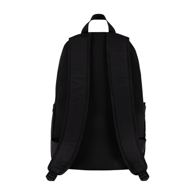 Zaino Jordan Jam MVP nero in nylon con scomparto per laptop, stile sportivo e pratico, ideale per scuola e tempo libero.