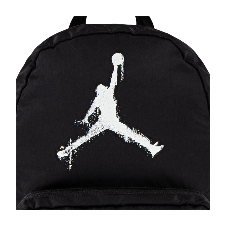 Zaino Jordan Jam MVP nero in nylon con scomparto per laptop, stile sportivo e pratico, ideale per la daily routine e lo sport.