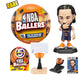 Statuetta NBA ZURU NBA Ballers Serie 2, pallone da collezione con dettagli realistici e design ispirato alla serie NBA.