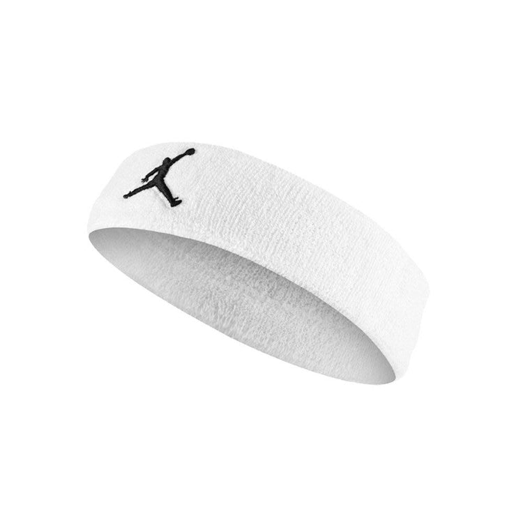 Fascia per sudore Jordan Jumpman, fascia testa basket Nike Jordan, tessuto elastico e traspirante con logo Jumpman.